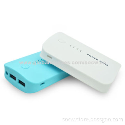 Portable Power Bank with Dual-USB Port, 8,500mAh High-quality